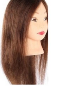 Cabeça com Cabelo 100% Natural